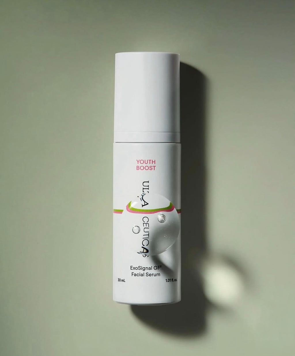 Ultraceuticals Youth Boost ExoSignal GF² Facial Serum to support firmer, younger-looking skin.