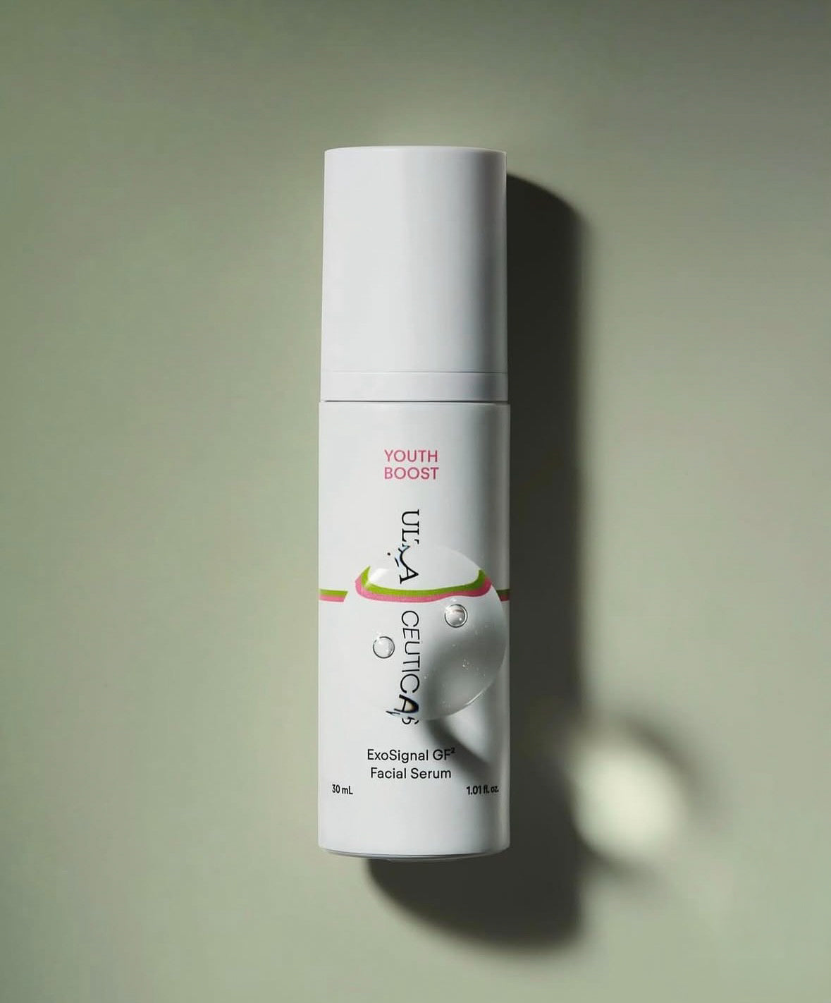 Ultraceuticals Youth Boost ExoSignal GF² Facial Serum to support firmer, younger-looking skin.