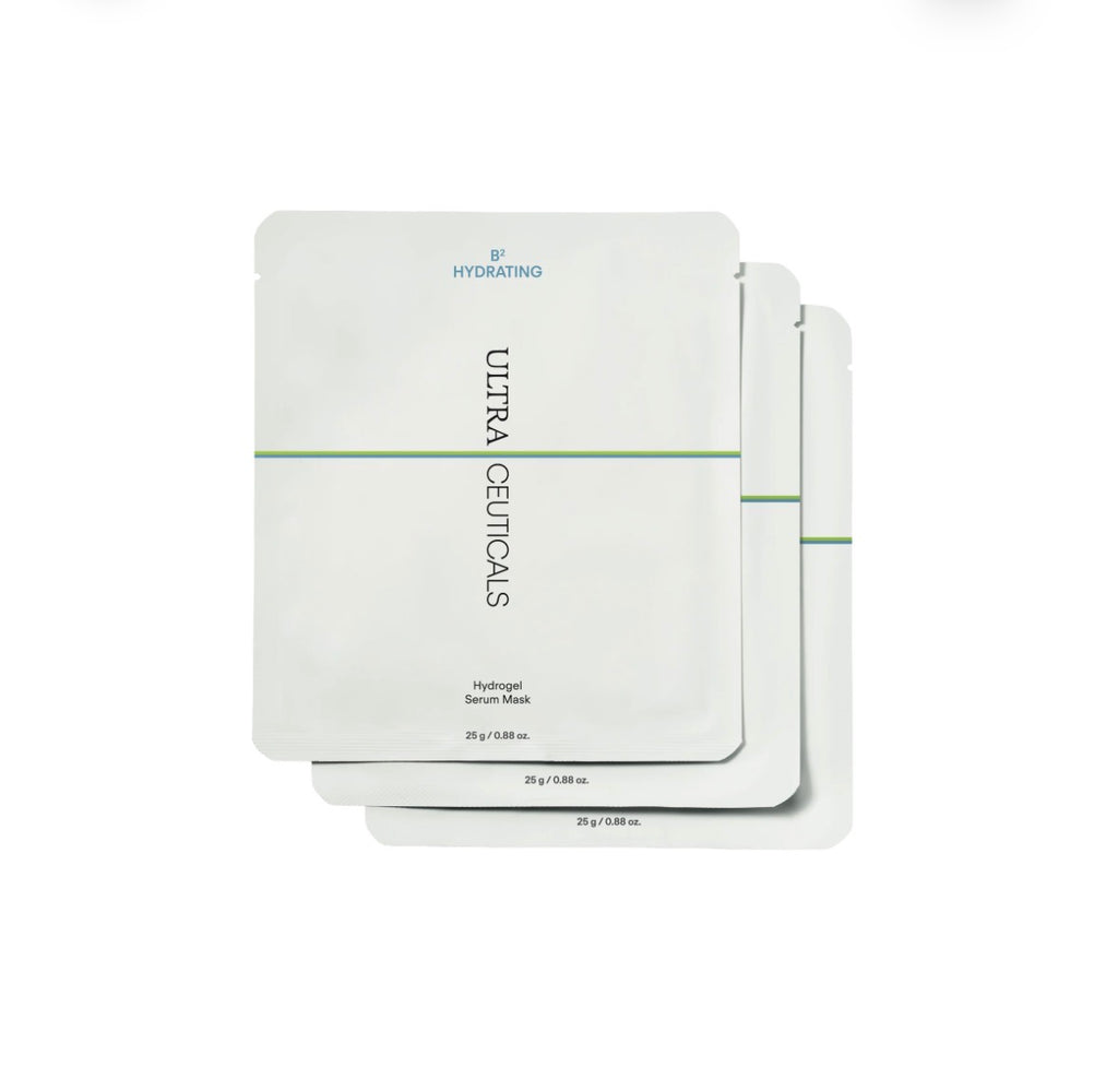 Ultraceuticals Ultra B² Hydration Mask three-pack for intensive skin hydration.