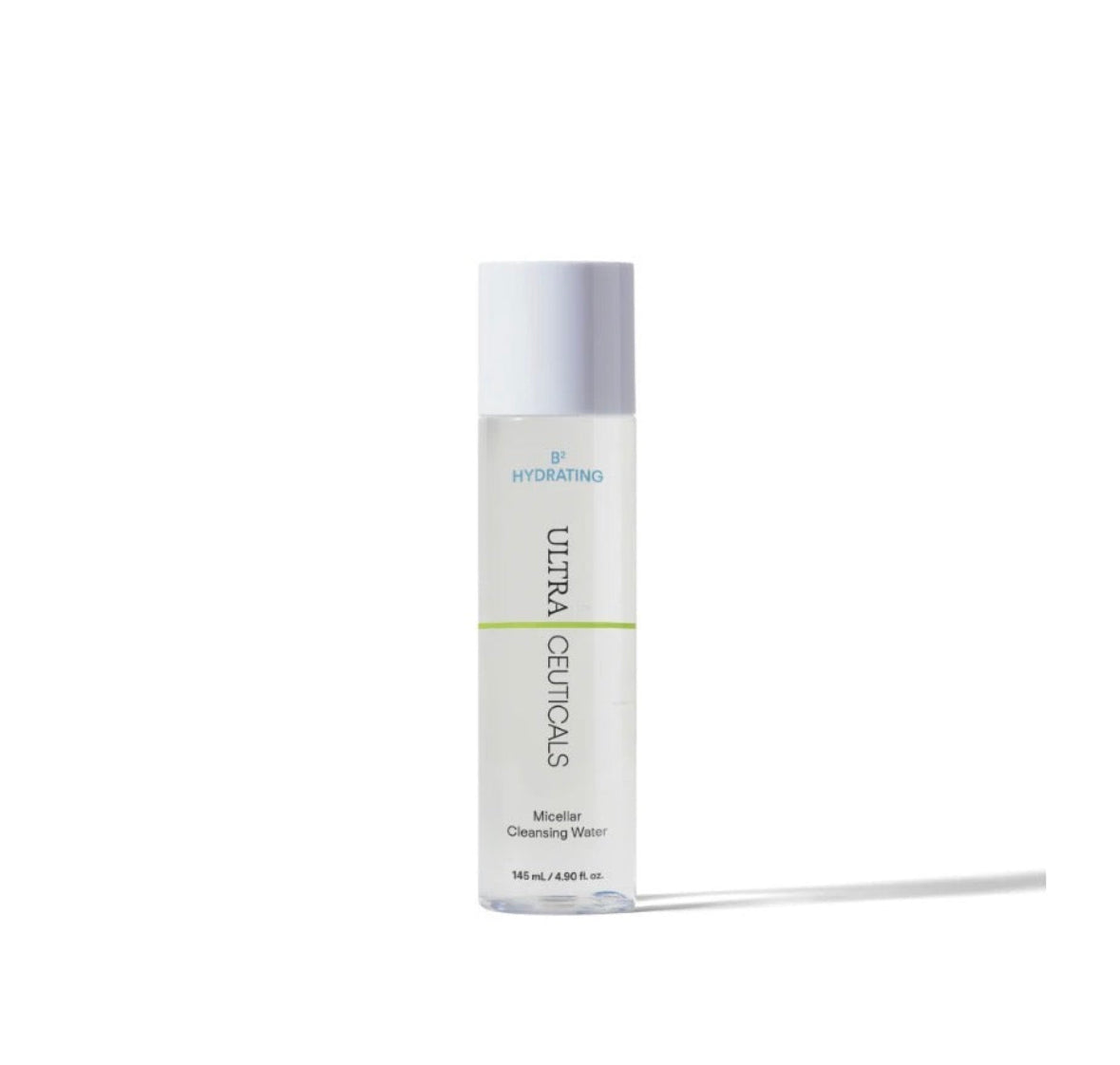 Ultraceuticals Ultra B² Micellar Cleansing Water to remove makeup and impurities while hydrating skin.