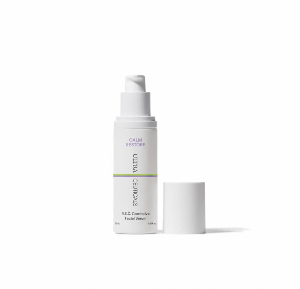 Ultraceuticals Ultra R.E.D Corrective Serum to calm redness and support sensitive skin.