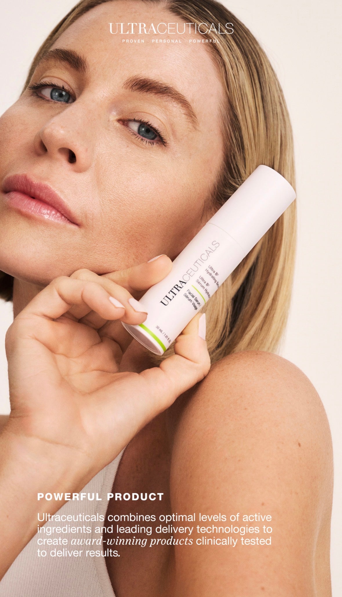 Ultraceuticals Ultra B² Hydrating Serum for intense hydration and a healthy skin barrier.