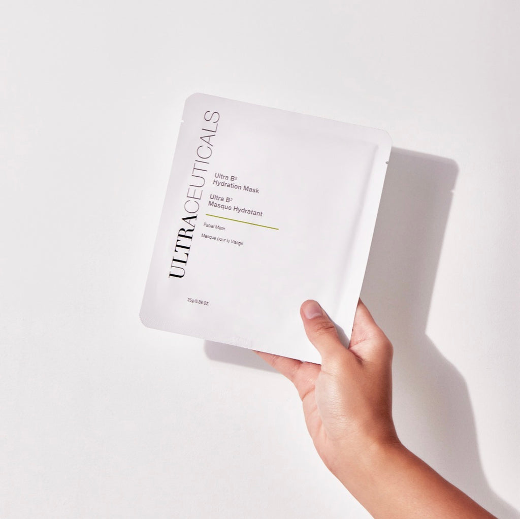 Ultraceuticals Ultra B² Hydration Mask single sheet mask for deep hydration.