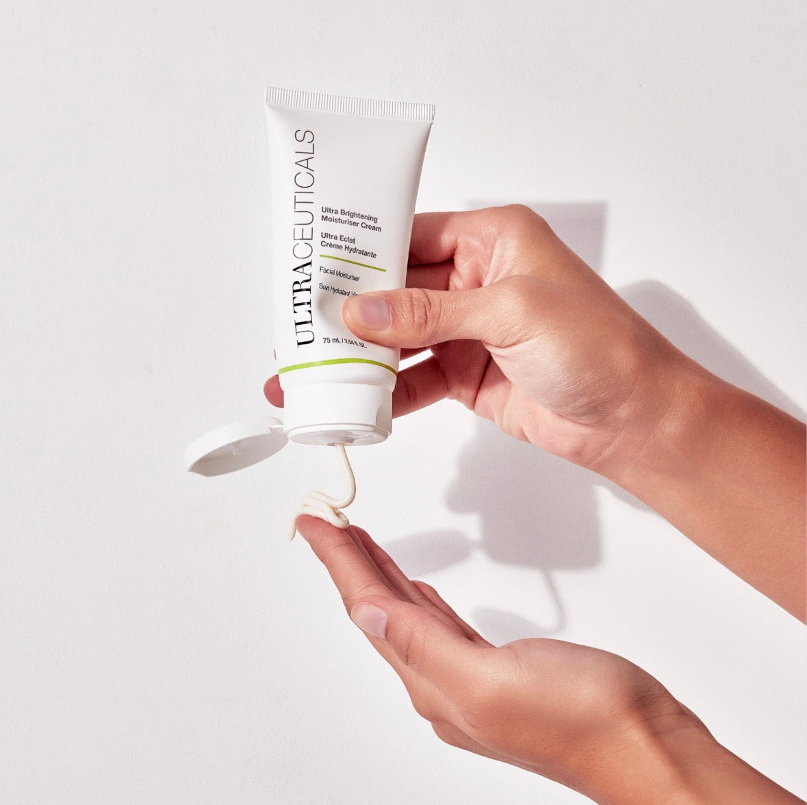 Ultraceuticals Ultra Brightening Moisturiser Cream to hydrate and promote a brighter complexion.