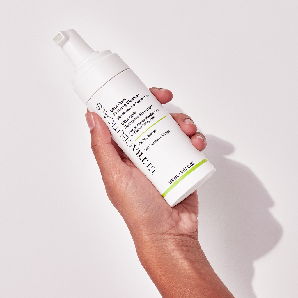 Ultraceuticals Ultra Clear Foaming Cleanser for oily and blemish-prone skin.