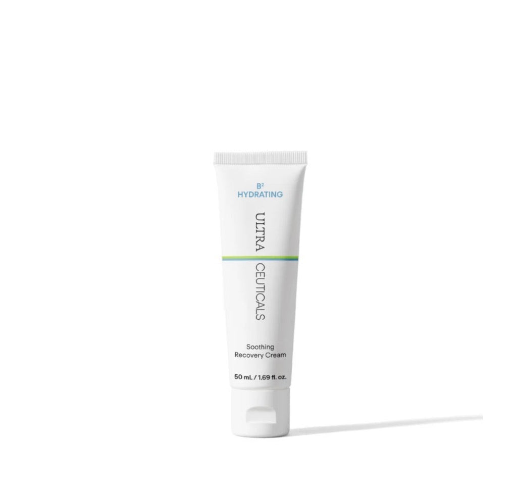 Ultraceuticals Ultra B² Recovery Cream to restore hydration and support the skin barrier.