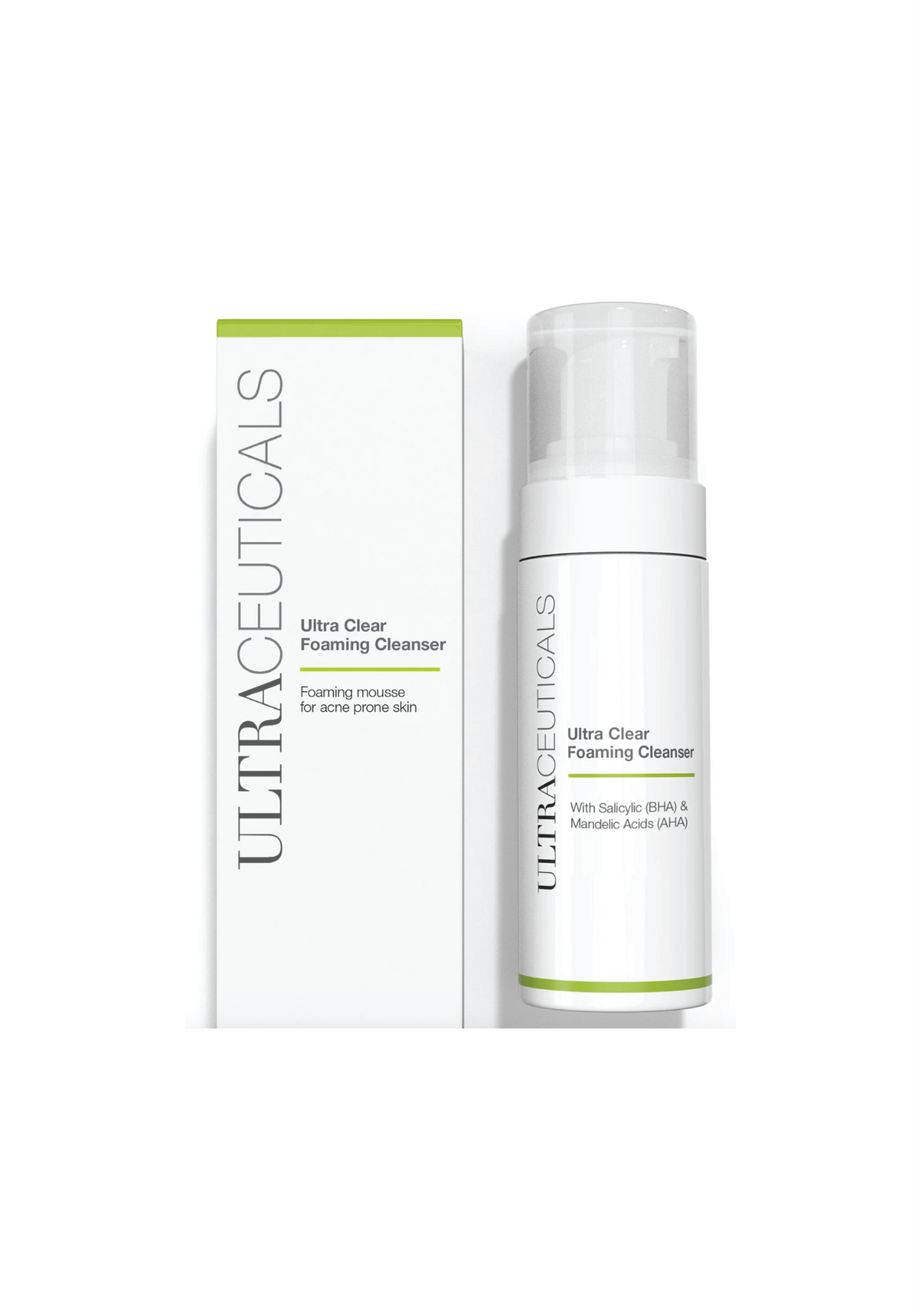 Ultraceuticals Ultra Clear Foaming Cleanser for oily and blemish-prone skin.